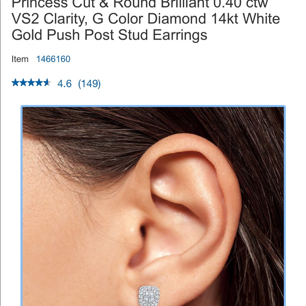 Diamond Earring Stud - image 5